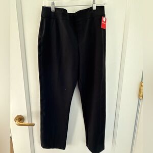 NWT! Spanx slim straight pants. Black. Large petite.